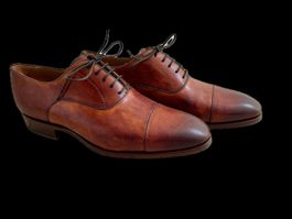 Magnanni Schnürschuhe, Leder braun, Gr. 42, Top Zustand