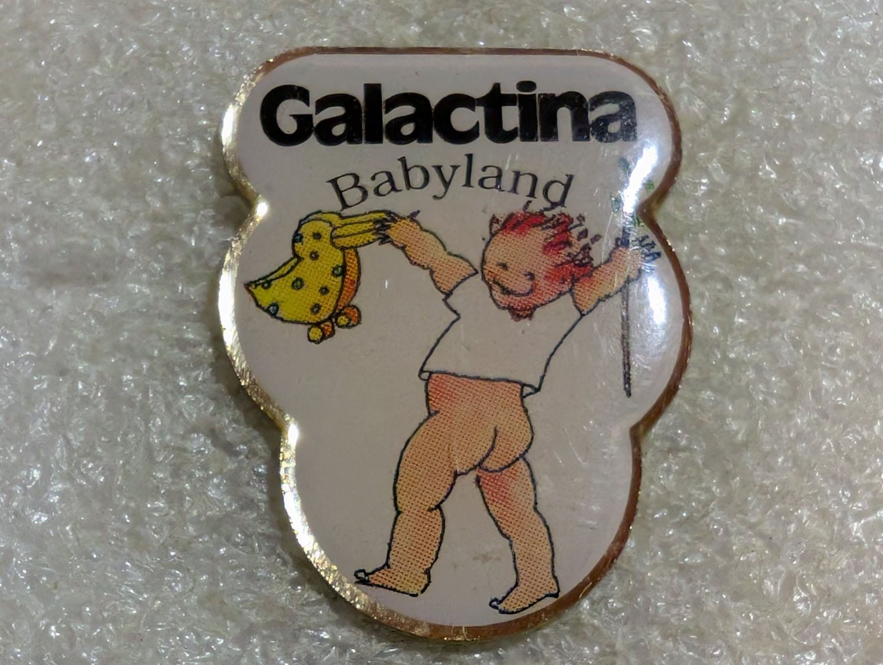 Placchette & Badge: Ansteckpin 185: Babyland – Usato da Oppligen venduto da Pin-Fall-Shop