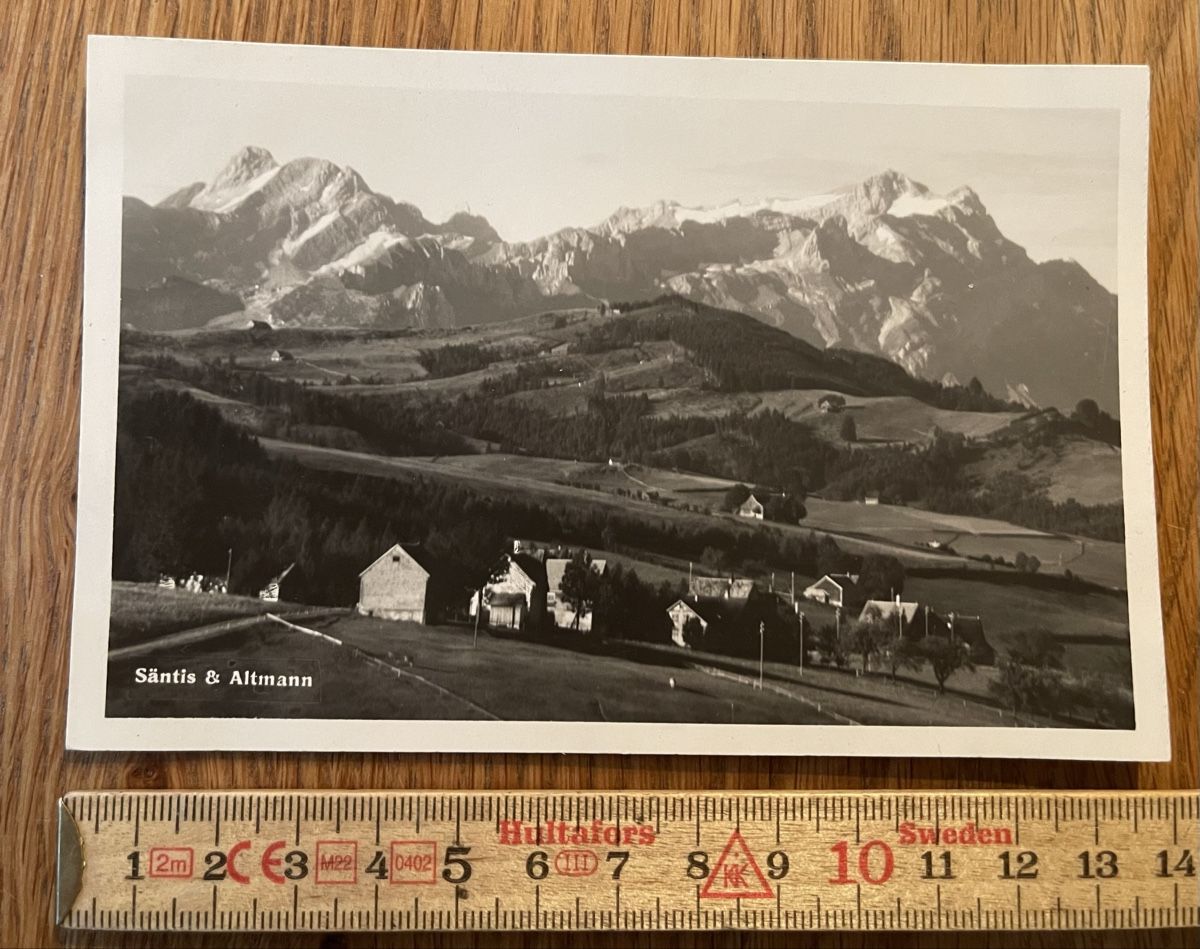 Cartoline postali: Antike Ansichtskarte Säntis – Usato da Waldstatt venduto da Cremschnitte