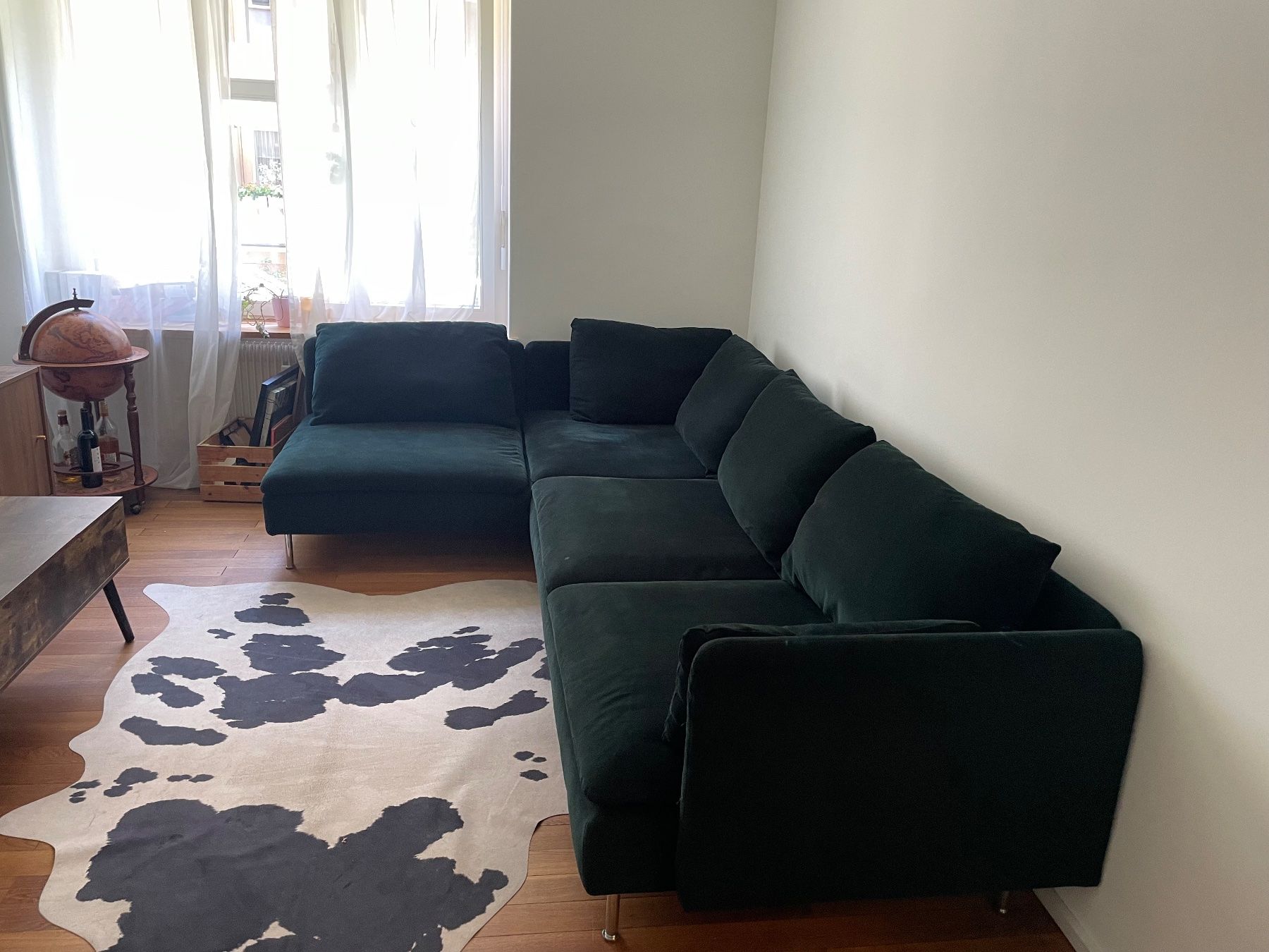 Divani: SÖDERNHAM 4-er Ecksofa Dunkelgrün – Usato da Basel venduto da ana_lk2p
