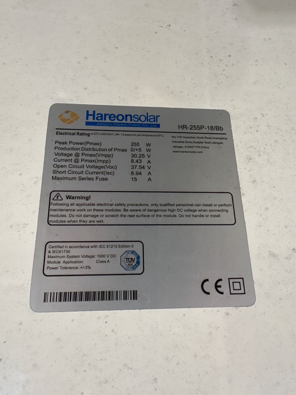 Dispositivi a energia solare: Solarpanel PVA 6221 Rickenbach – Usato da Emmenbrücke venduto da Plan-C-Liquidationen 3