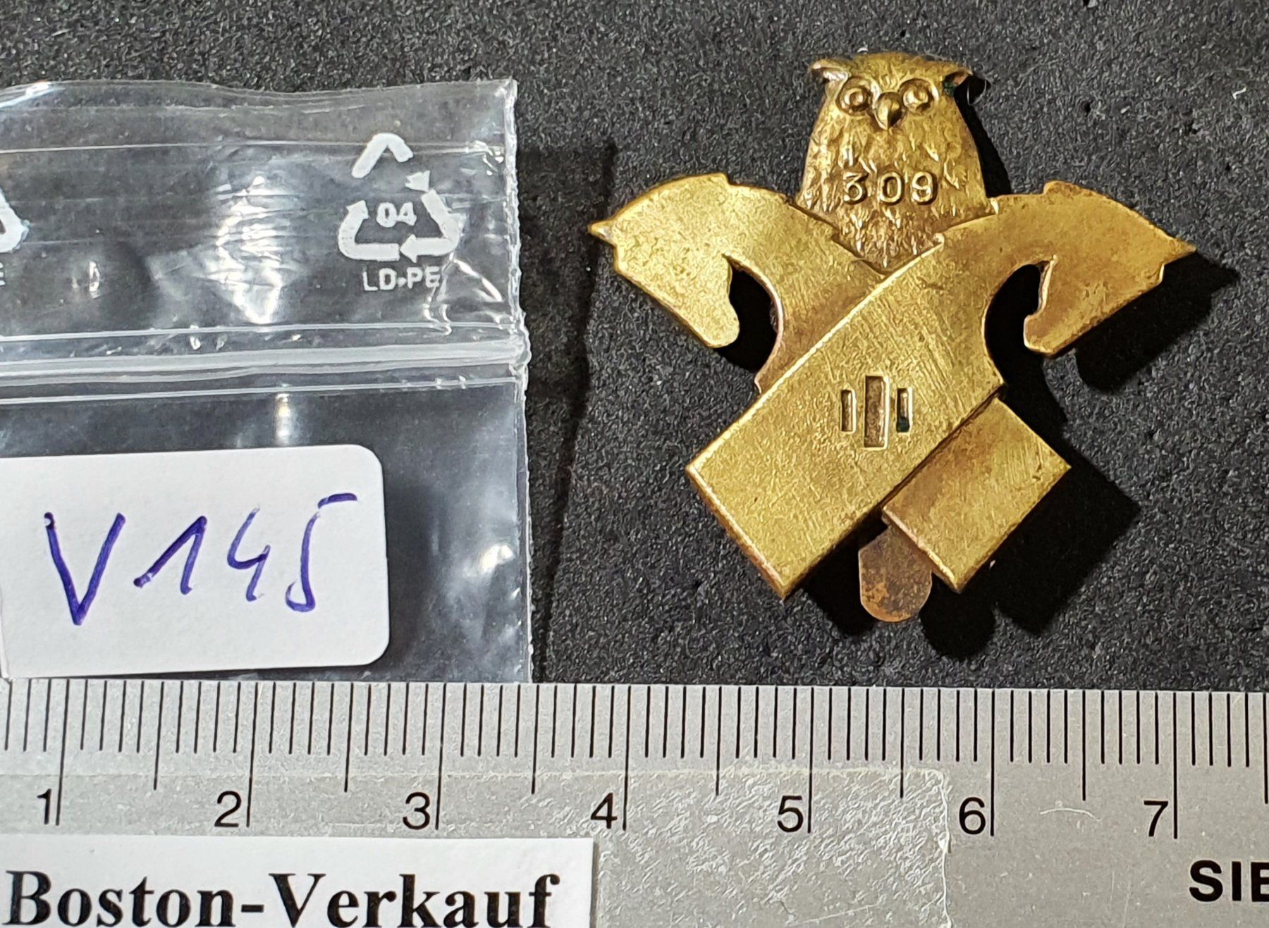 Plaquettes & Badges: V145 - Altes Abzeichen Pferd Eule  Nr. 309 – D'occasion à Reinach BL par Boston-Verkauf 2