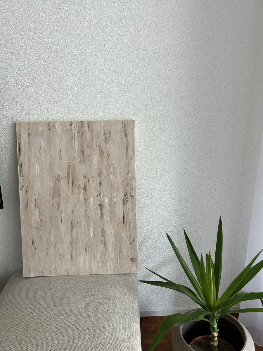 Foto & Immagini: Leinwandbild Struktur 60x80cm beige/braun – Usato da Chur venduto da faja7000 1