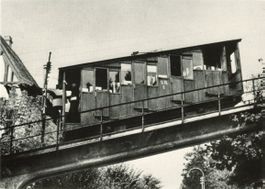 Zürich ZH  -  Seilbahn RIGIVIERTEL- Hadlaubrücke   um 1968