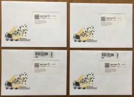 4er Serie FDC: PC-Frankierung STAMPIT (Schweizer Post) 2002