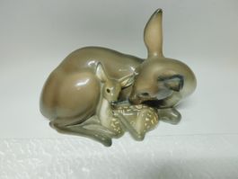 ANTIKE GROSSE SKULPTUR BAMBI