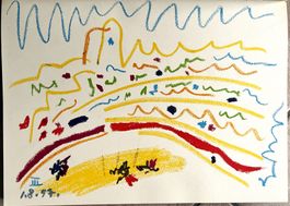 Pablo Picasso - Originale Vintage-Lithographie von 1961