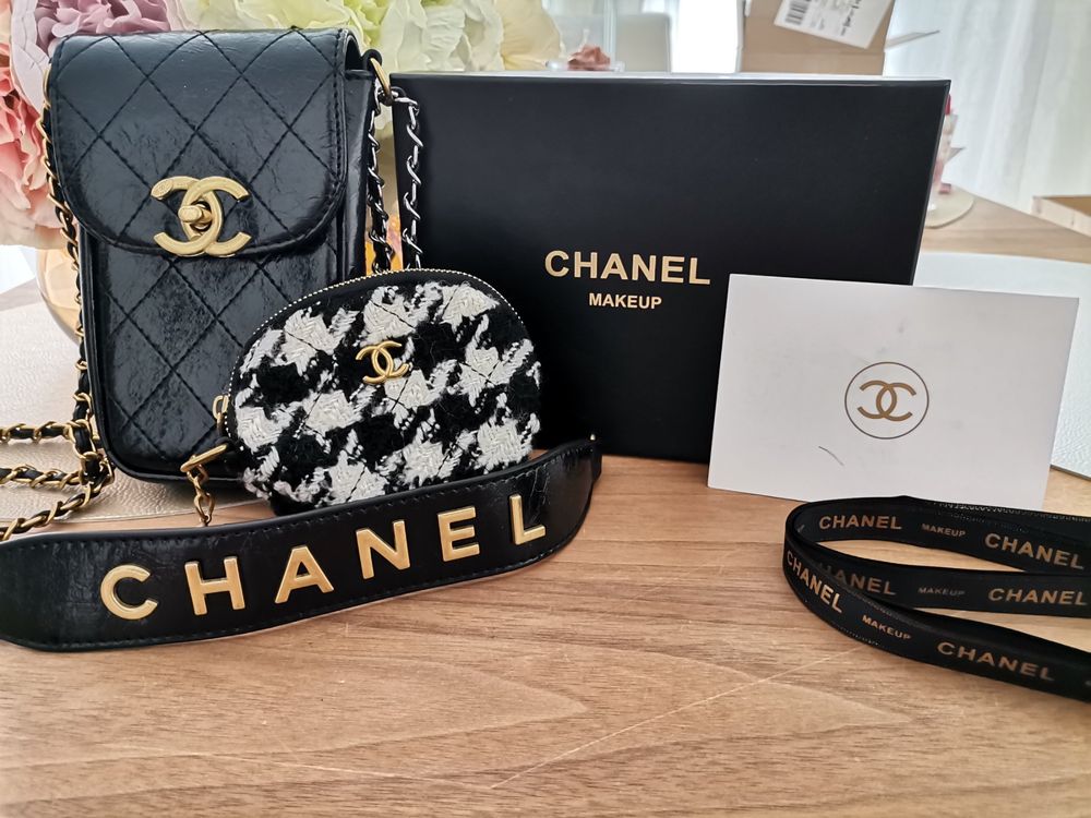 Chanel Vip Gift Tasche Tweed Neu