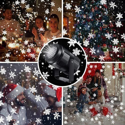 Tutte le decorazioni: Weihnachts- Schneeflocken Projektor – Nuovo e nell'imballaggio originale da Liestal venduto da OMAROSHOP 1
