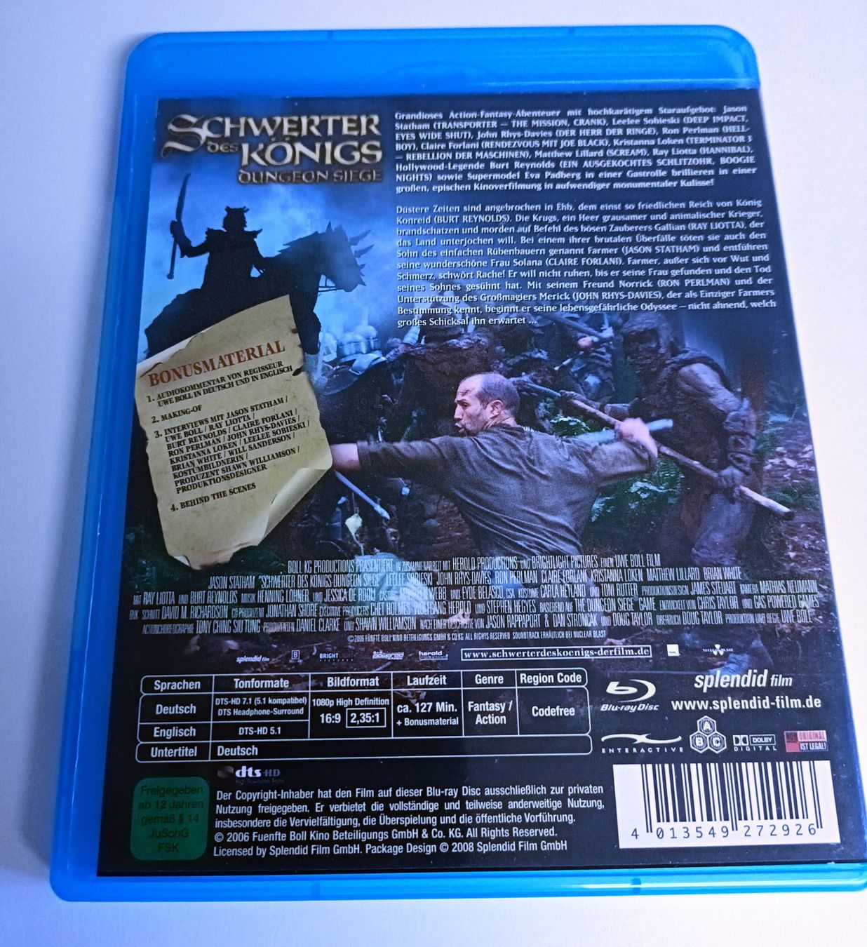 Alle DVDs: Schwerter des Königs - Dungeon Siege Vergriffen – Gebraucht aus Köniz von Movieportal007 1
