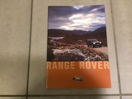 Range Rover Verkaufsprospekt 36 S. 1995