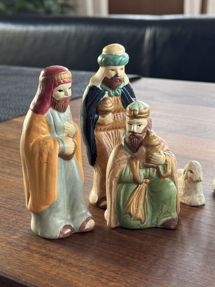 Statuette: Krippenfiguren aus Ton – Usato da Baar venduto da Freethy 3