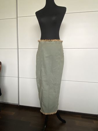 Maxi Jeans Rock in Gr. M / 100% Baumwolle