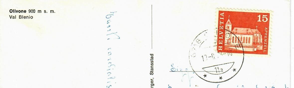 Cartoline postali: Olivone – Usato da Hochdorf venduto da Ziegel-16 1