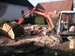 Kegelspalter Holzspalter Bagger 315 ccm