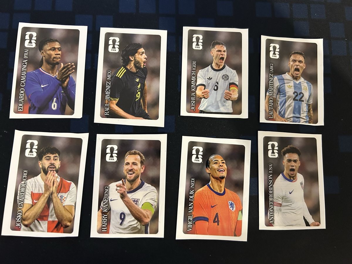 Panini Carte collezionabili: 8 Panini WM 2026 Coca Cola Kleber – Nuovo (secondo la descrizione) da Liebefeld venduto da Lev-Or