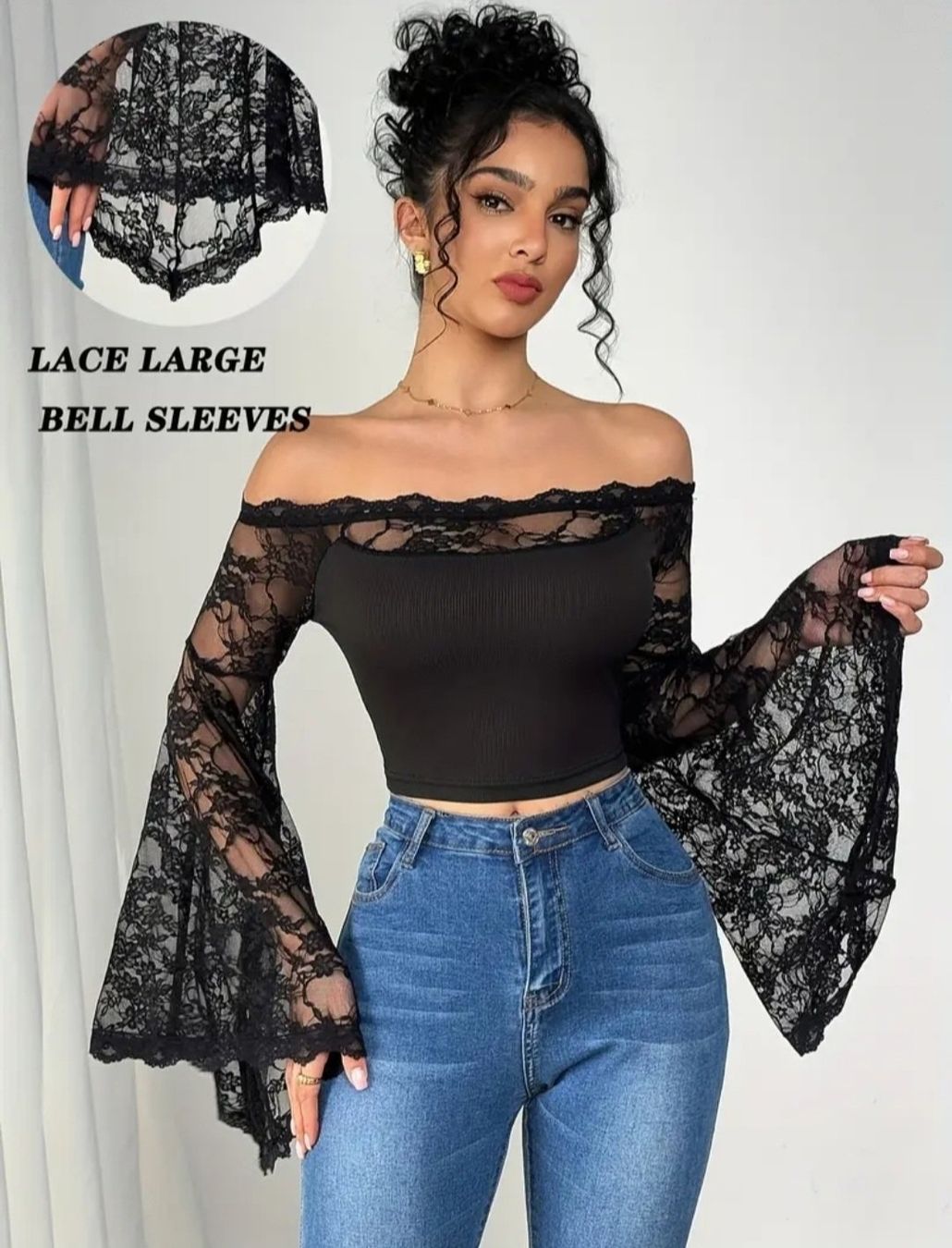 Blusen: Gothic Spitzenbluse Gr M *neu* – Neu und originalverpackt aus Münsingen von BlackTears-3 1