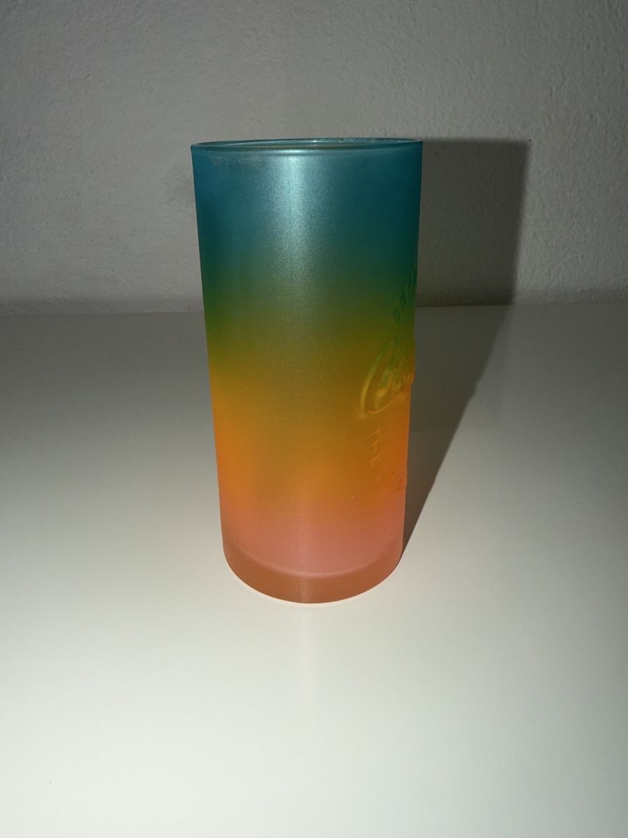 Bicchieri: Bicchiere Coca-Cola Mc Donalds Rainbow – Usato da Quartino venduto da Ed35 2