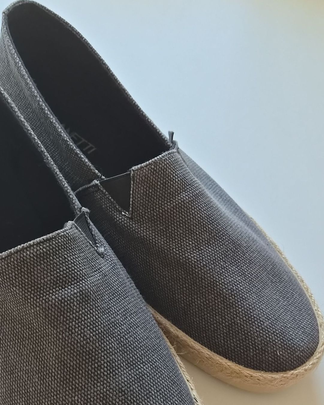 Scarpe da uomo: Espadrilles dunkelgrau Grösse 43 von Lanetti NEU – Nuovo (secondo la descrizione) da Abtwil SG venduto da Realsale