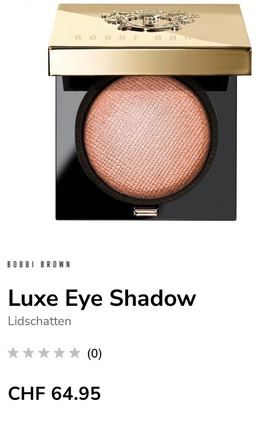 Make-up: Bobbi Brown Luxe Lidschatten NP. 64.95 – Usato da Rüfenacht BE venduto da Milena_1 2
