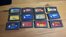 Game Boy Advance Spiele Sammlung 12 Stk guter Zustand