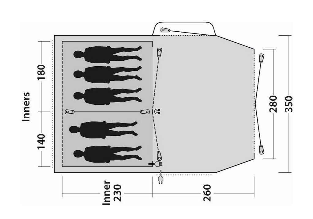 Outwell Tende : Outwell Nevada 5P – Nuovo (secondo la descrizione) da Attinghausen venduto da Gitschenblick 2