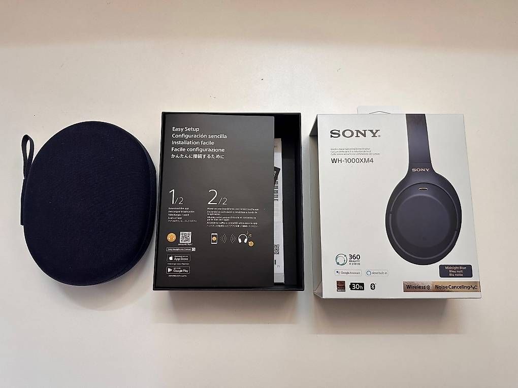 Cuffie: SONY WH-1000XM4 Midnight Blue – Nuovo e nell'imballaggio originale da Buchrain venduto da mlaurant 3