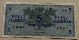 Finnland 5 Markkaa 1963