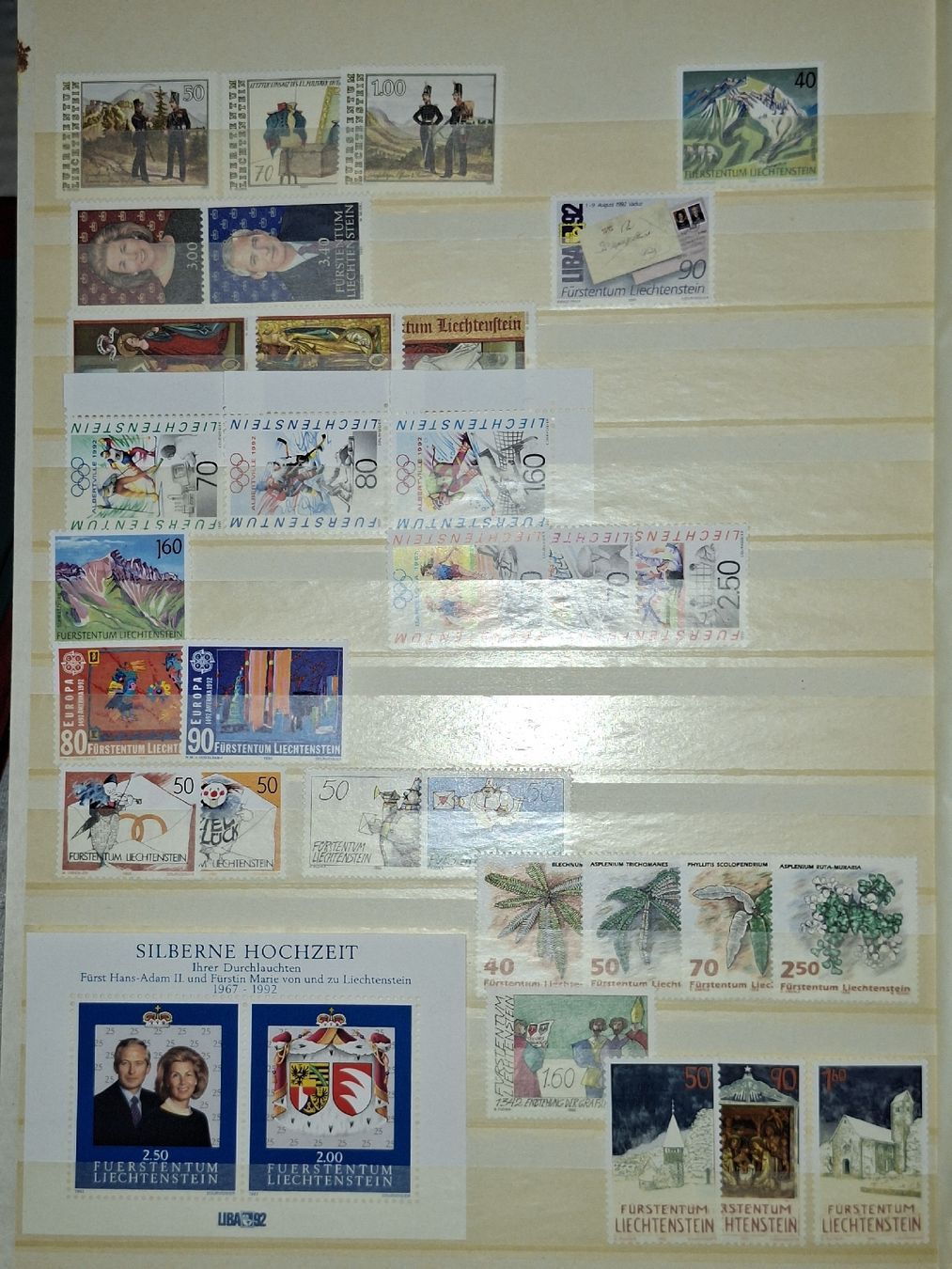 Alle Briefmarken: Lot div. Marken Liechtenstein  – Gebraucht aus Balgach von SIMEON27 2