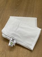 Zwei Jersey-Kopfkissenbezüge (80x40cm), weiss, neuwertig!