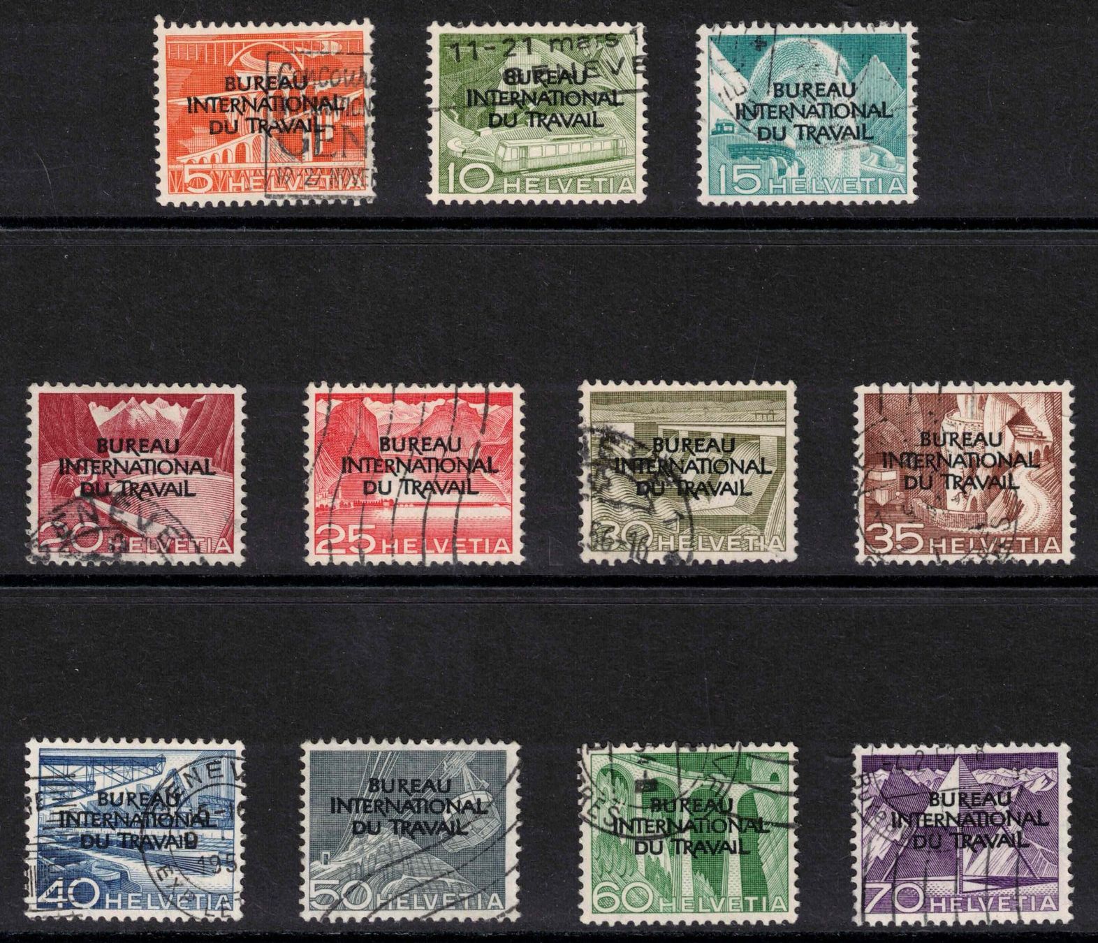 Tutti i francobolli: BIT (D IV) Nr. 84 - 94  ʘ – Nuovo (secondo la descrizione) da Nuglar venduto da Stamp88