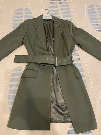 Missguided Blazer-Kleid Grösse 38 Khaki grün