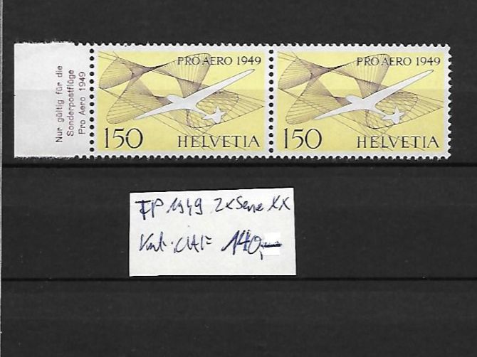 Alle Briefmarken: FP 1949 2xSerie ** Kat: CHF 140.- – Neu (gemäss Beschreibung) aus Basel von Ilp