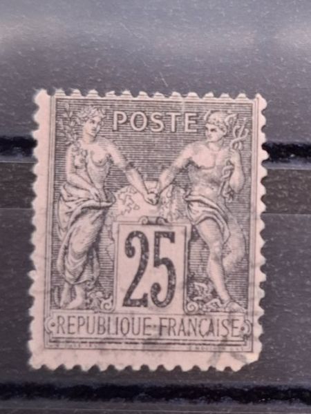 Alle Briefmarken: Old Frankreich   -  1876 - gestempelt        / 734 – Gebraucht aus Rümlang von coh_87ww 2