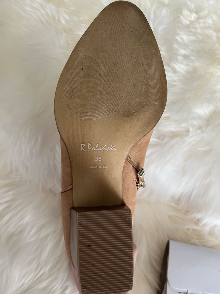 Scarpe da donna: Bottines camel à talons – Usato da Ballens venduto da Annushka26 3