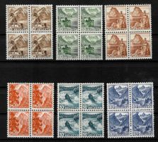 194, 285-290**, Viererblockserie postfrisch (14606)