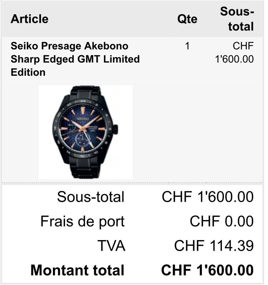 Seiko Uhren: SEIKO PRÉSAGE | Edition Limitée  – Gebraucht aus Clarens von cif_dd55 7
