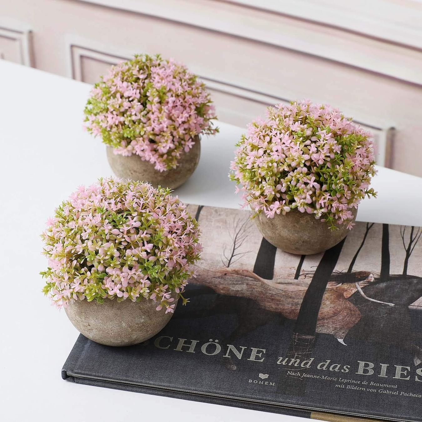 Piante & sementi: Kunstpflanze Rosa Blüten – Nuovo e nell'imballaggio originale da Nuglar venduto da SaleRitter