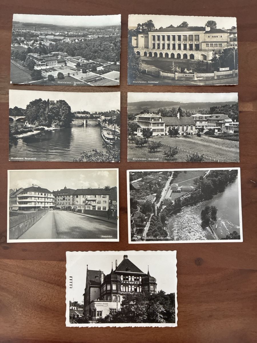 Cartoline postali: 14 Ansichtskarten Schweiz von Rheinfelden AG – Usato da Oftringen venduto da Cla.vD.74 2