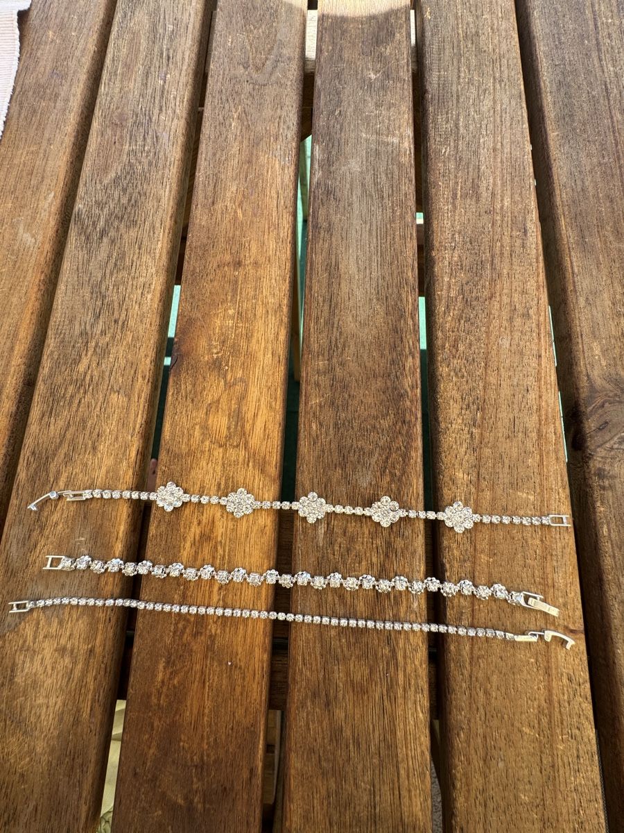 Bracelets: Strass armketteli 3x – Neuf (Voir description) à Zürich par funkelnderstern 1