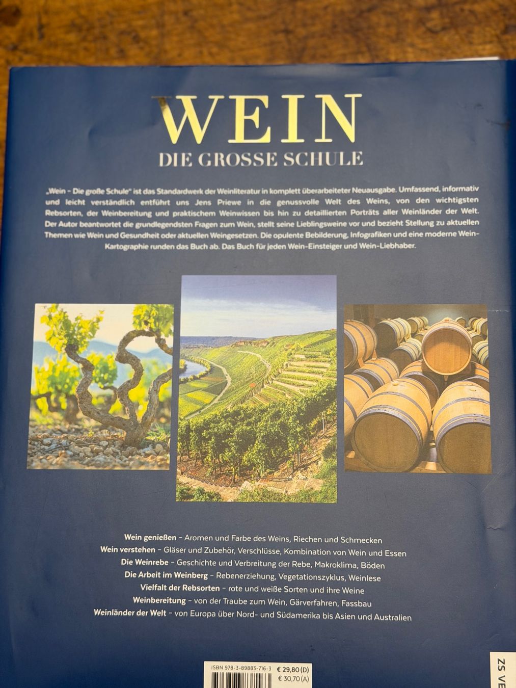 Libri: Wein - Die grosse Schule von Jens Priewe – Usato da Hausen AG venduto da eri_6ndx 4