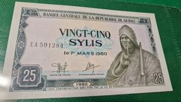 Banknote República de Guinée 1980 NEU