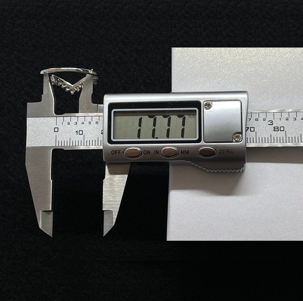 Bagues: Moissanit Ring Silber - Gr. 56 – Neuf (Voir description) à Thun par Creative-Art-Tess 8