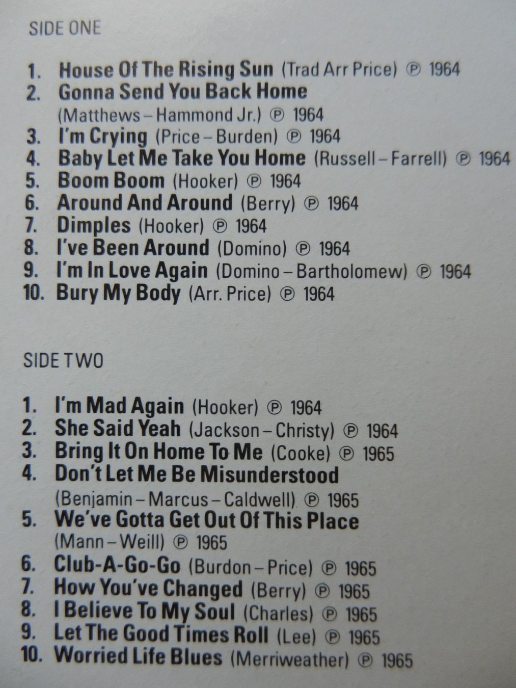 Dischi in vinile: The Animals - The EP Collection – Nuovo (secondo la descrizione) da Ecublens VD venduto da Popeye007 2