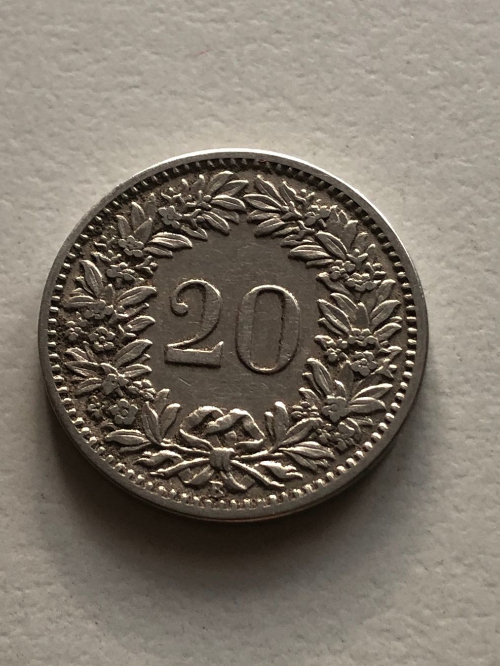 Alle Münzen: 20 Rp. 1898 – Gebraucht aus Schötz von Odpa 1