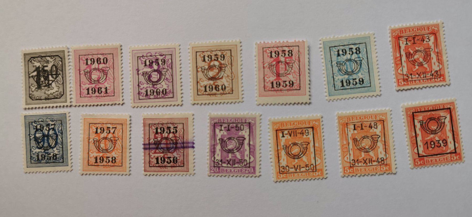 Alle Briefmarken: Belgien 1939 – Gebraucht aus Aadorf von Chnorli-Furz