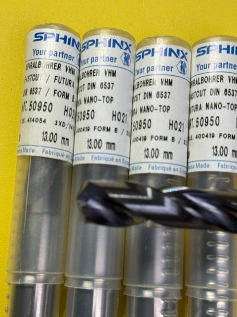 Tutti gli attrezzi: 5 VHM Spralbohrer ø 13.0 – Nuovo e nell'imballaggio originale da Solothurn venduto da TecMec77 3