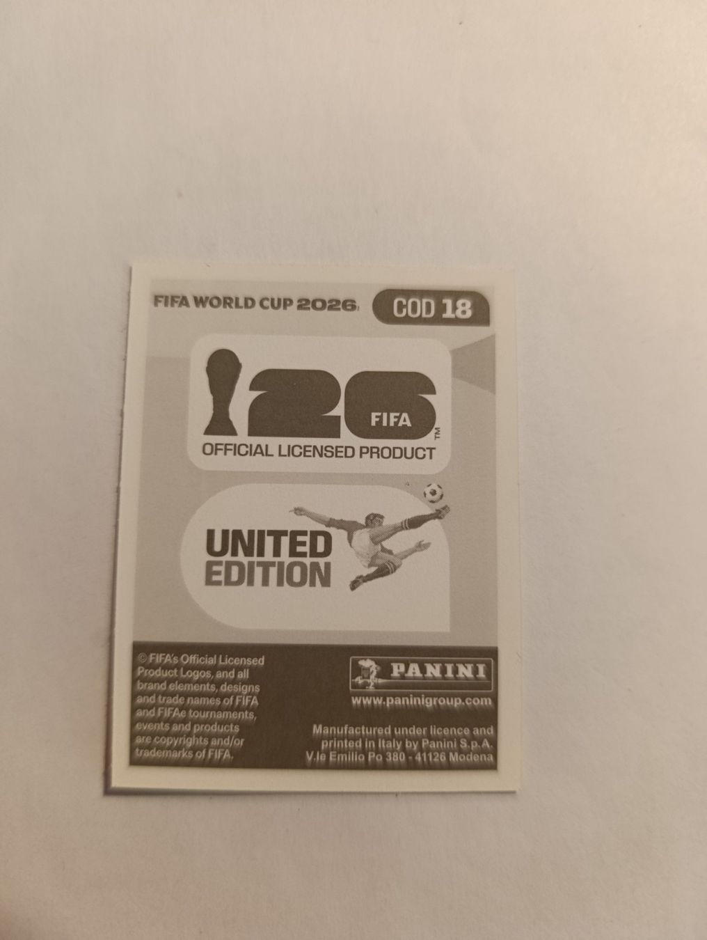 Panini Cartes à collectionner: COD 18, WM 2026 Panini Sticker – Neuf (Voir description) à Kriens par Annele97 1