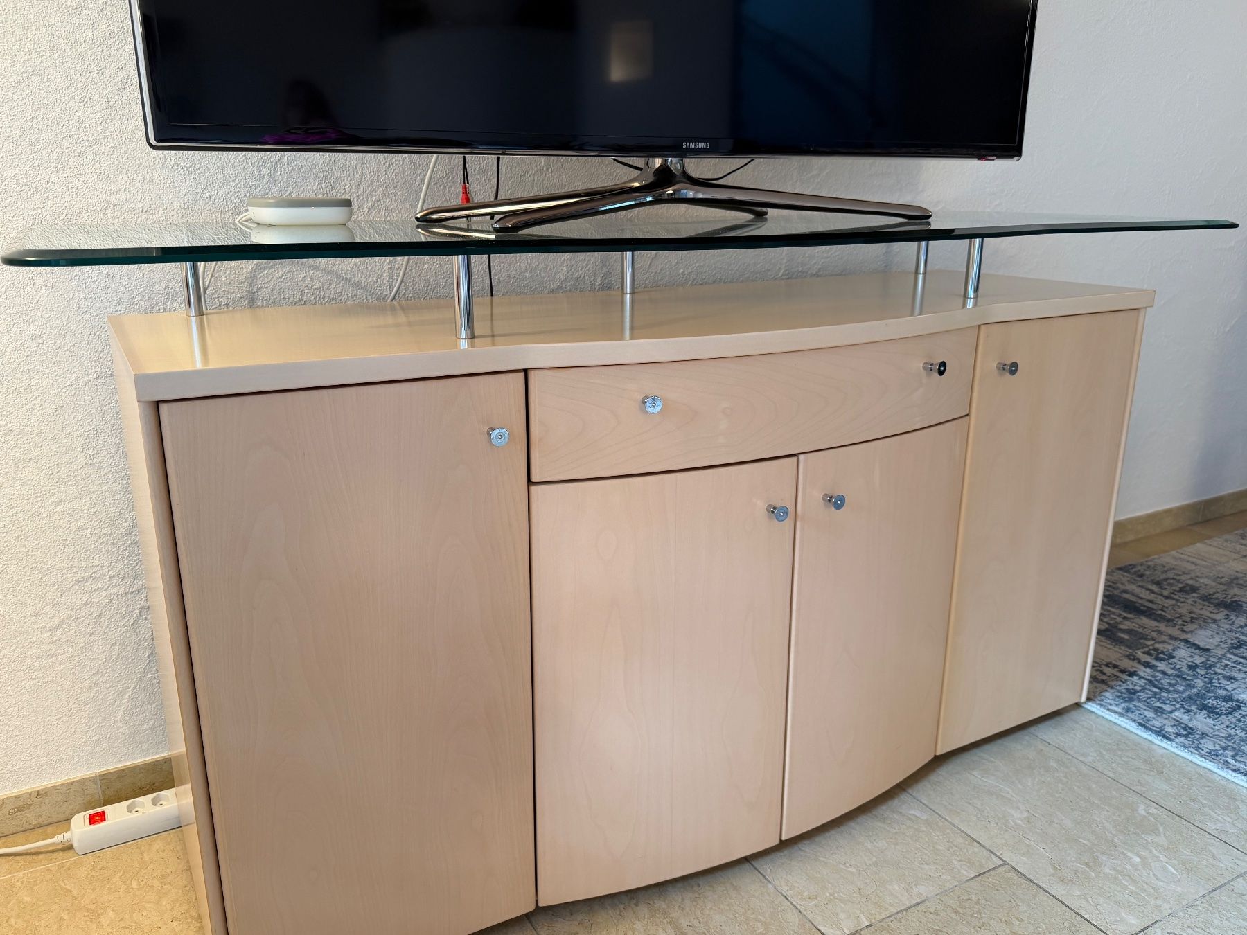 Kommoden: Sideboard Buche mit Glastop – Gebraucht aus Bremgarten AG von Mao-Rusta 3