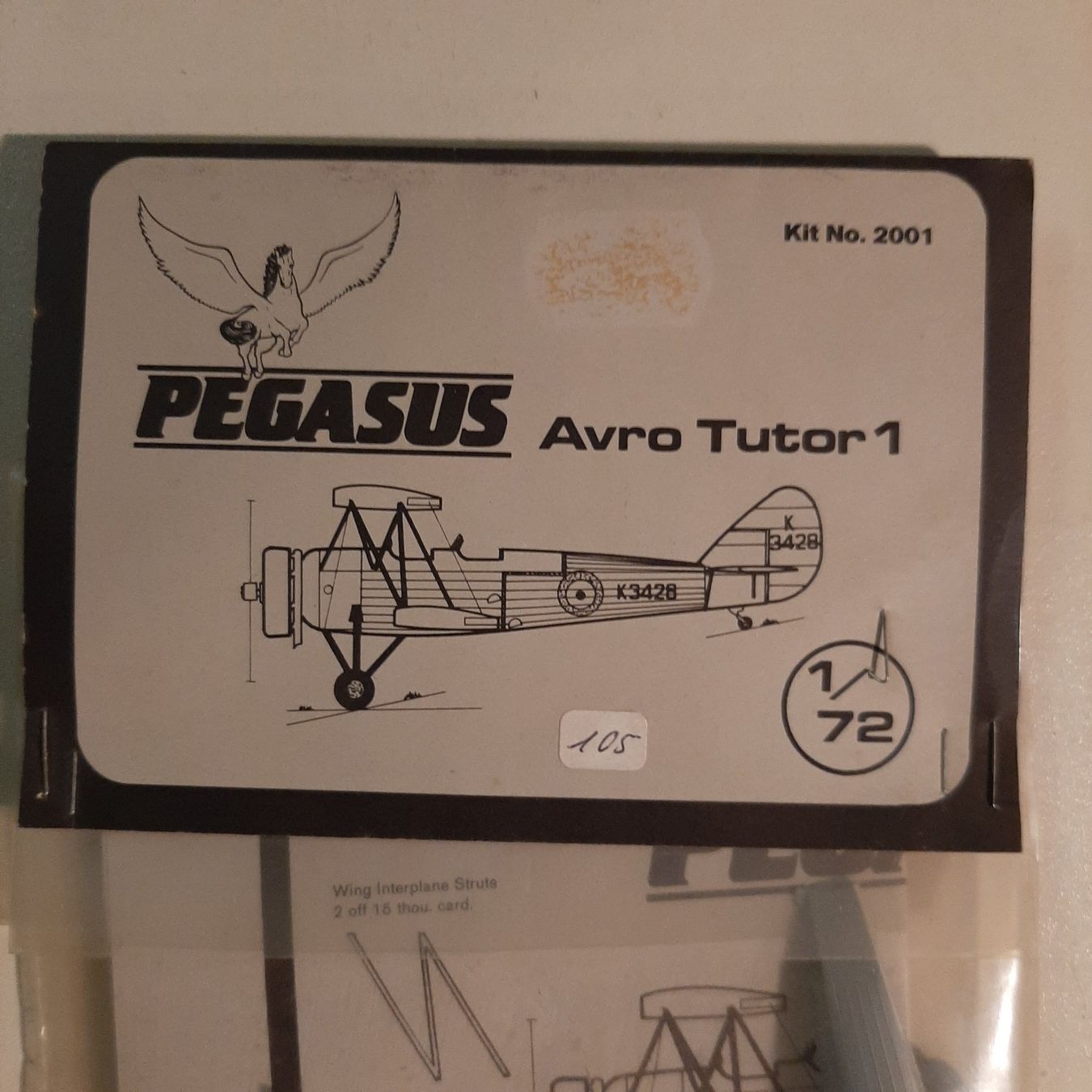 Kit di modellismo & Modellini statici: 105 ... Avro 621 Tutor 1 ... Pegasus 2001 – Usato da Bonstetten venduto da Benibanny59